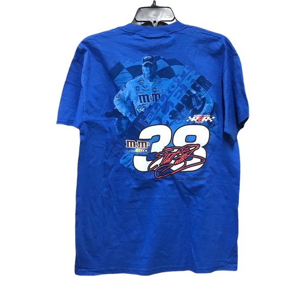 Elliott Sadler Robert Yates Racing M&M’s Racing Team 38 Y2K NASCAR Tee GUC M - Picture 1 of 3